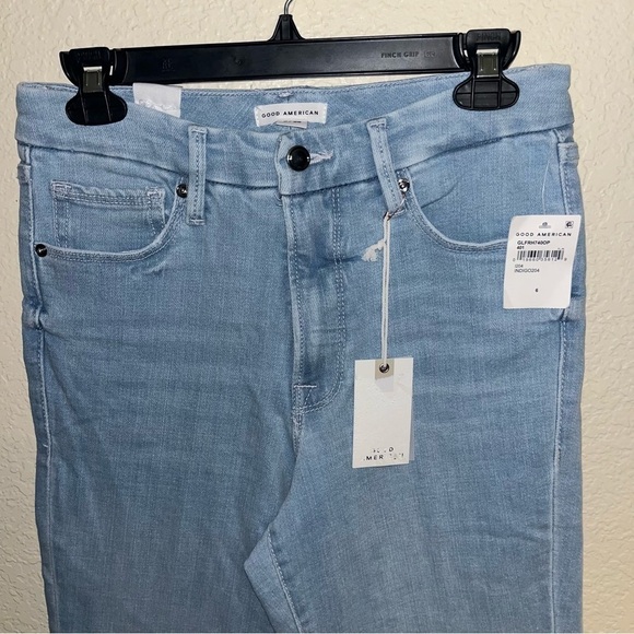 Good American Good Legs Flare Jeans Size 6/28 New With Tags - Picture 4 of 10